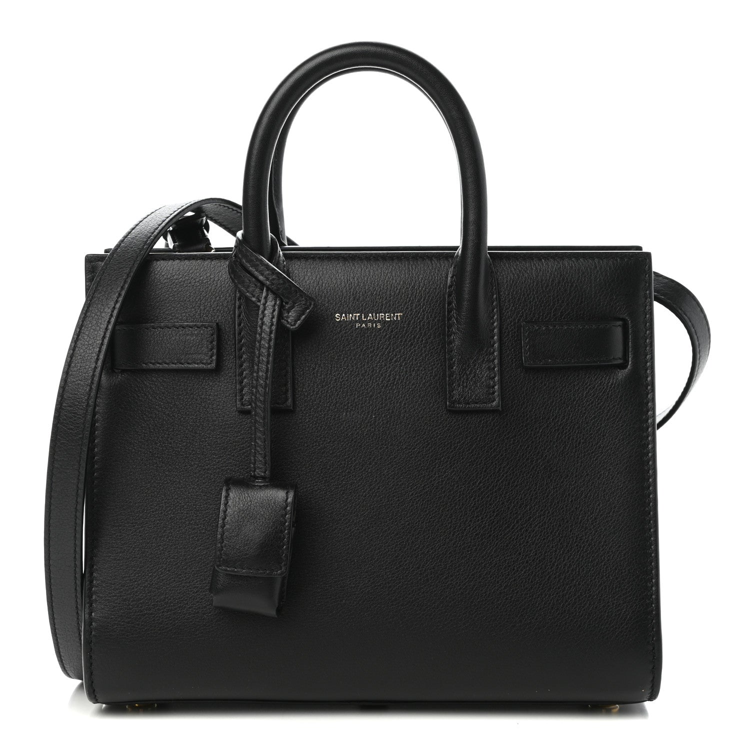 Saint Laurent Calfskin Nano Sac de Jour Black 1 of 9
