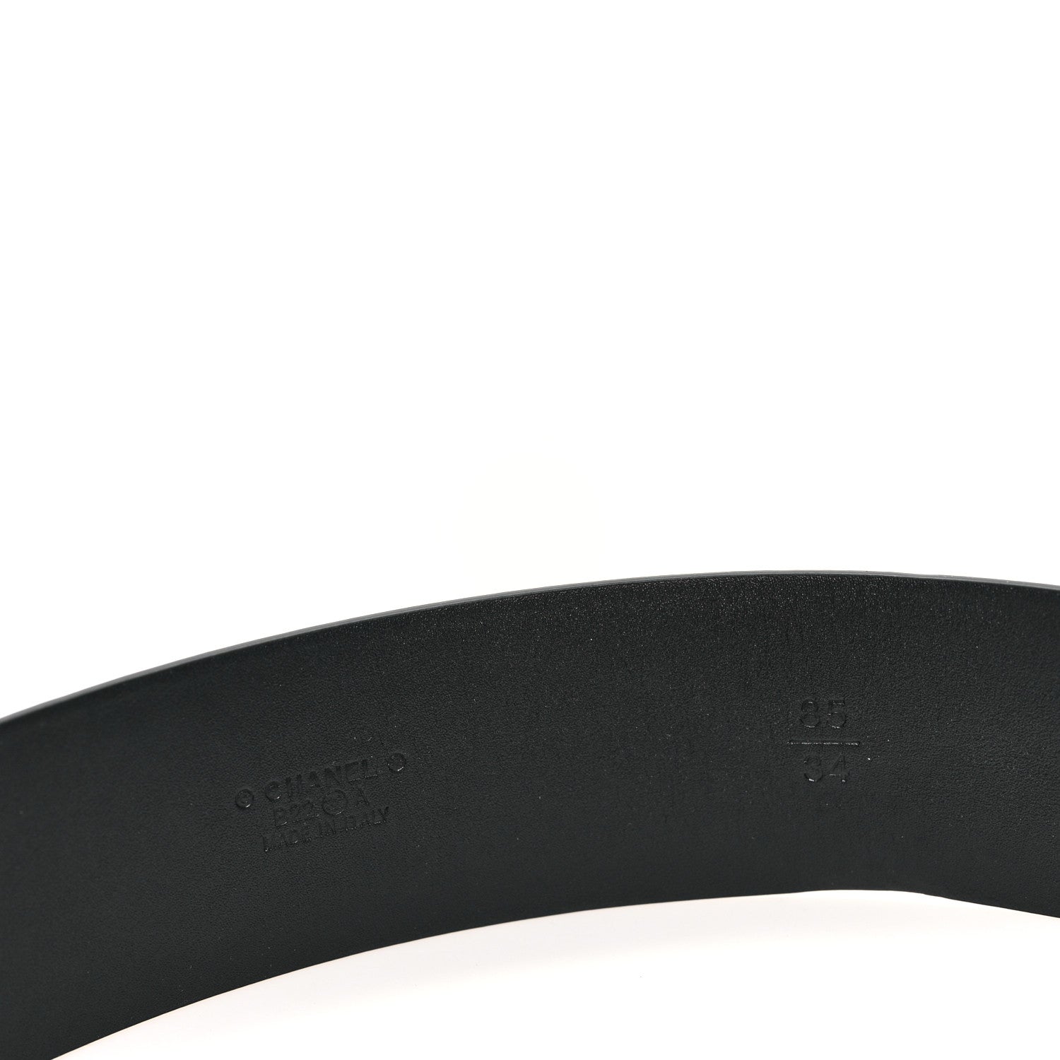 Chanel Calfskin CC Chain Belt 85 34 Black 3 of 7