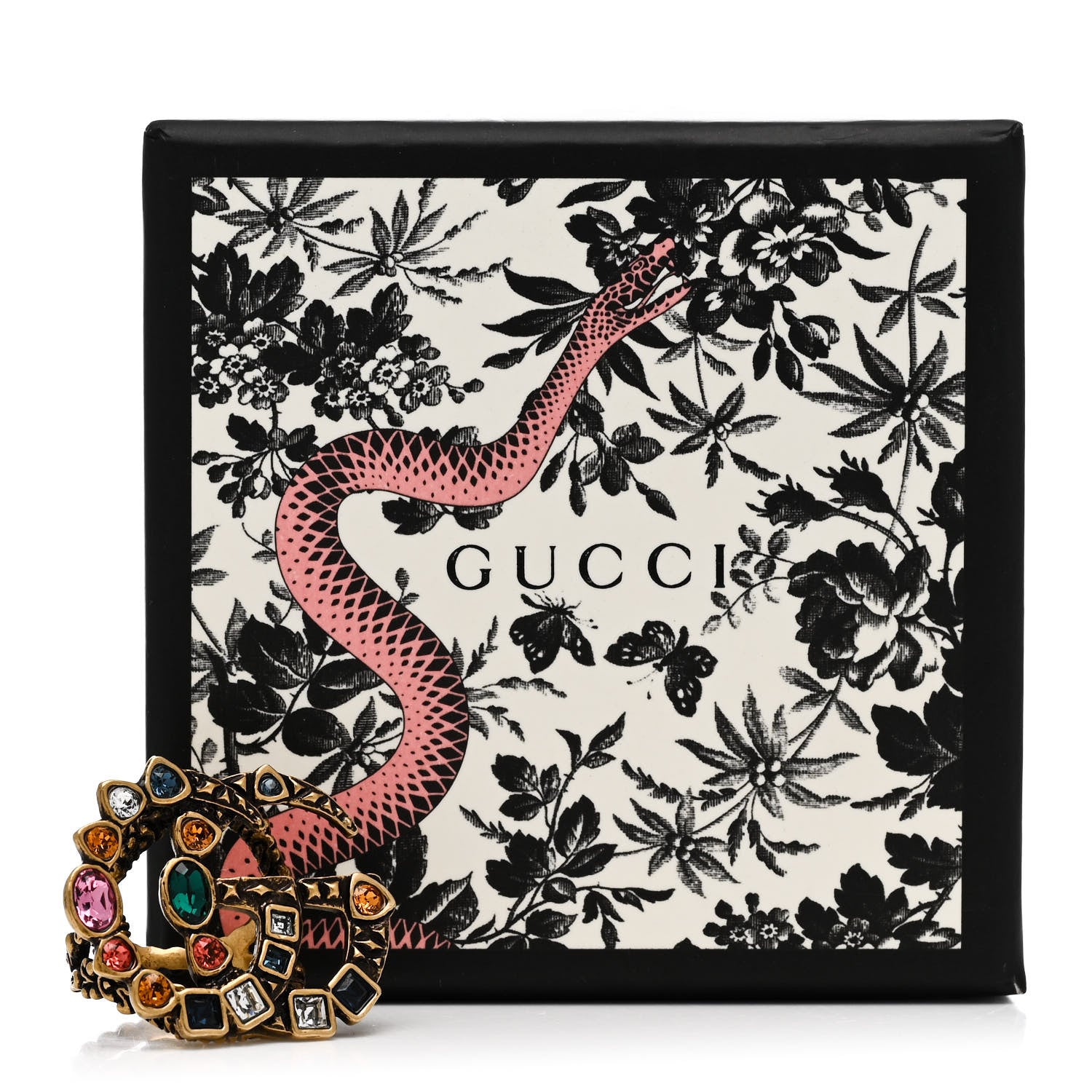 Gucci Crystal Double G Ring M Multicolor 6 of 6