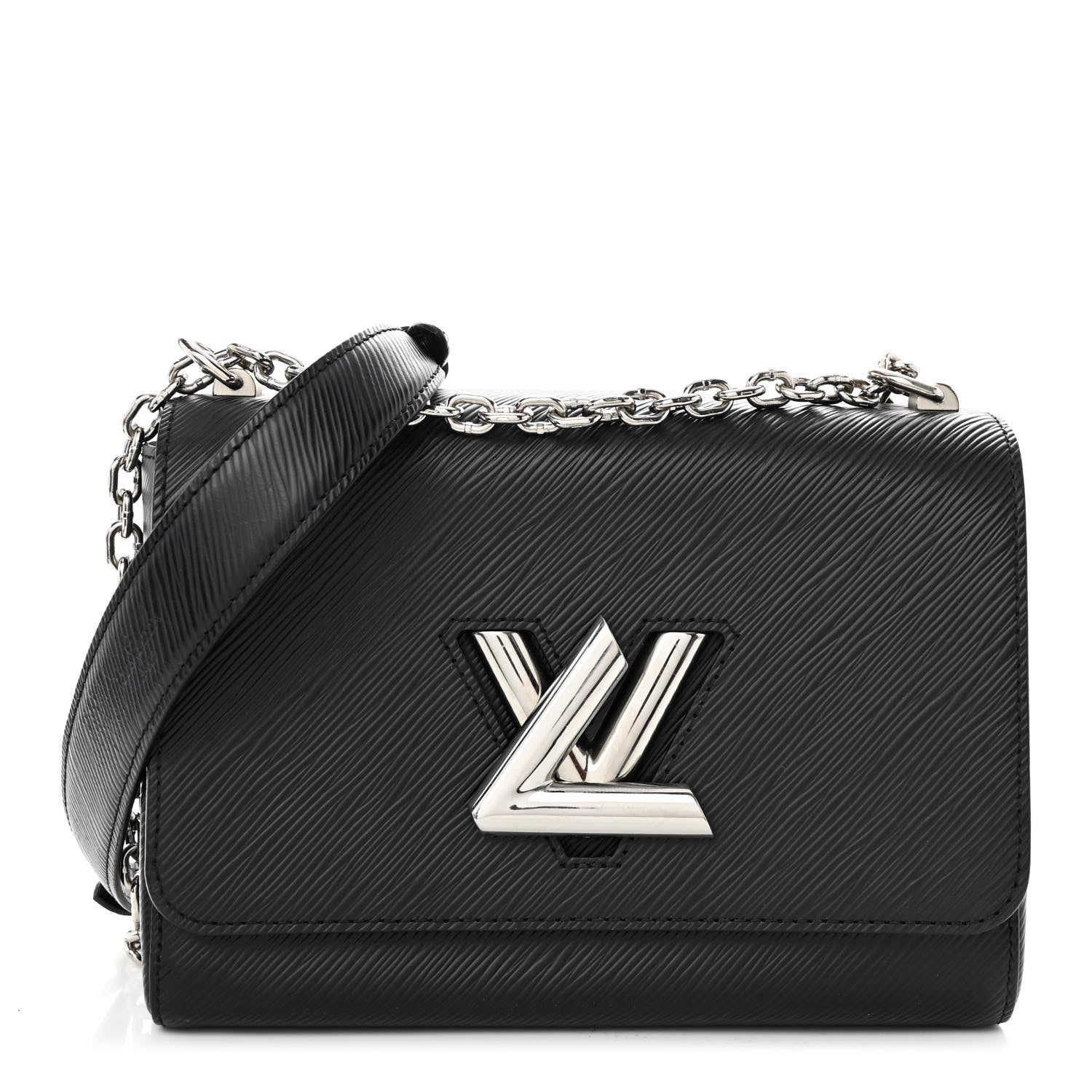 Louis Vuitton Epi Twist Shoulder Bag MM Black 3 of 11
