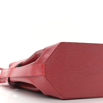 Louis Vuitton Epi Sac D'Epaule GM Castillan Red 9 of 11