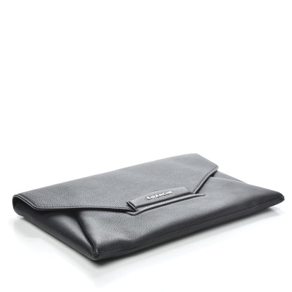 Givenchy Sugar Goatskin Medium Antigona Envelope Clutch Black 3 of 6