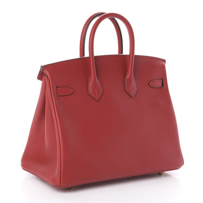 Hermes Swift Birkin 25 Rouge De Coeur 2 of 29