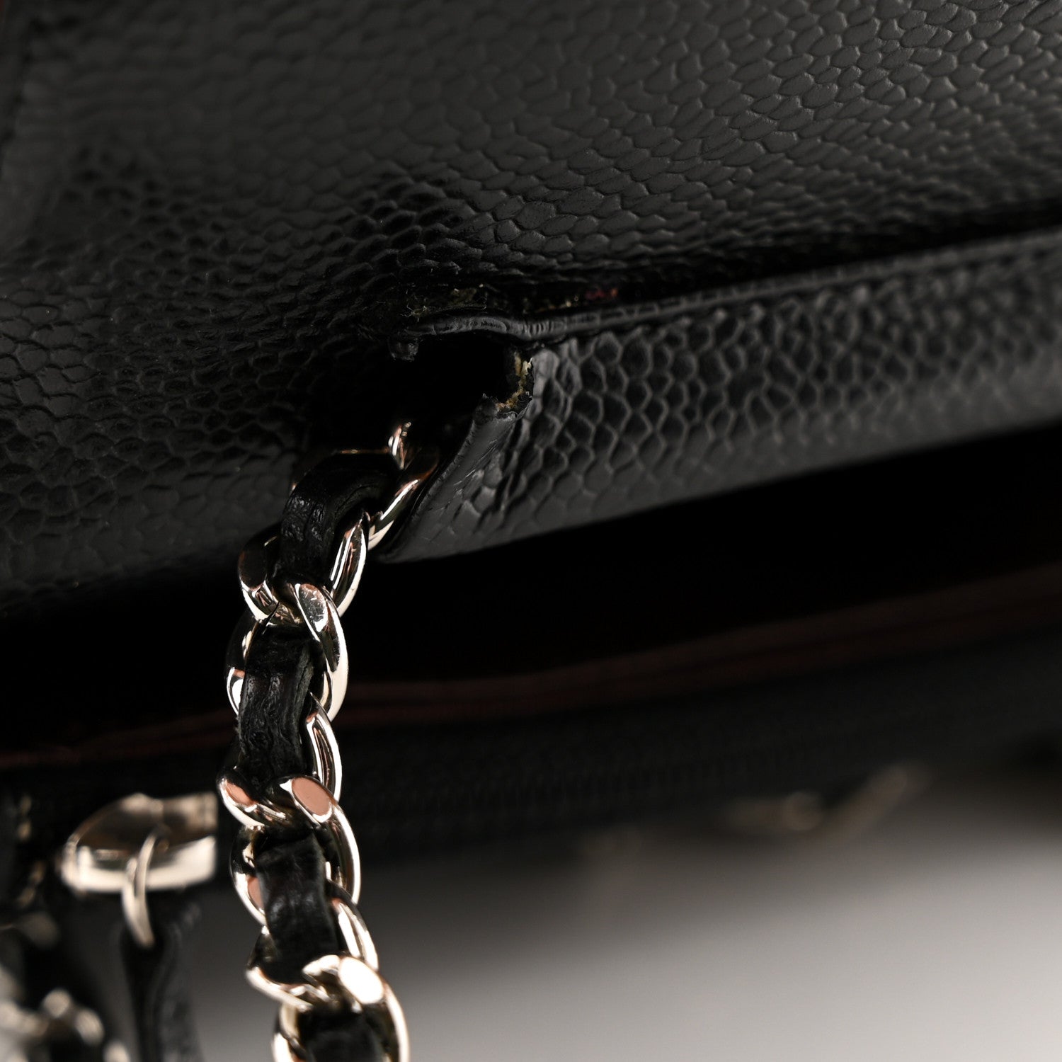 Chanel Caviar Quilted Wallet on Chain WOC Black 12 of 13