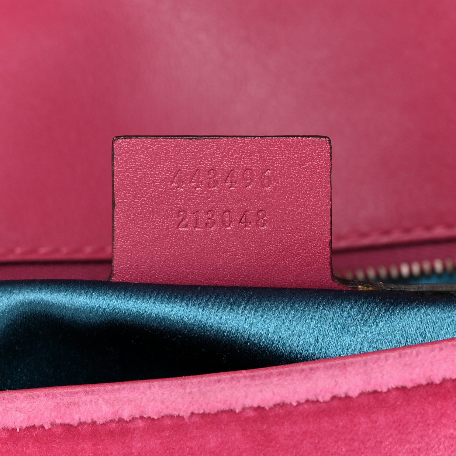 Gucci Velvet Matelasse Blind for Love Embroidered Medium GG Marmont Shoulder Bag Light Raspberry Rose Multicolor 7 of 17