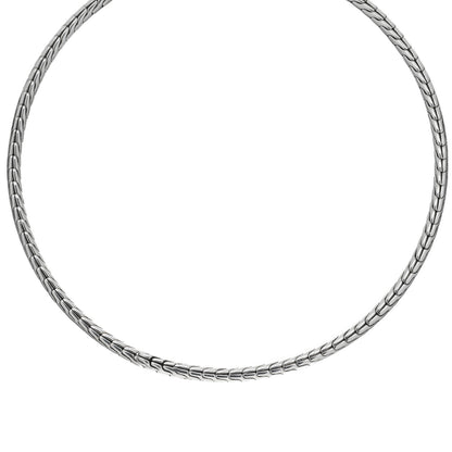 John Hardy Sterling Silver Coil Choker Necklace 1 of 4