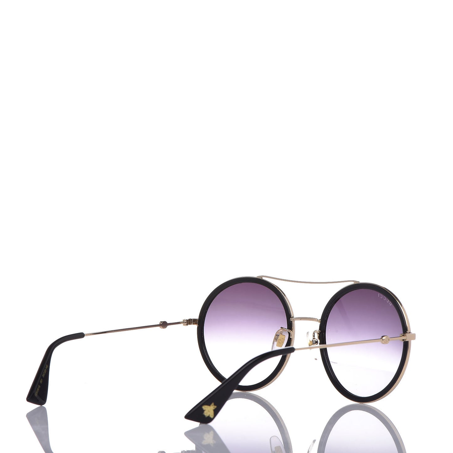 Round Frame Sunglasses GG0061S Black