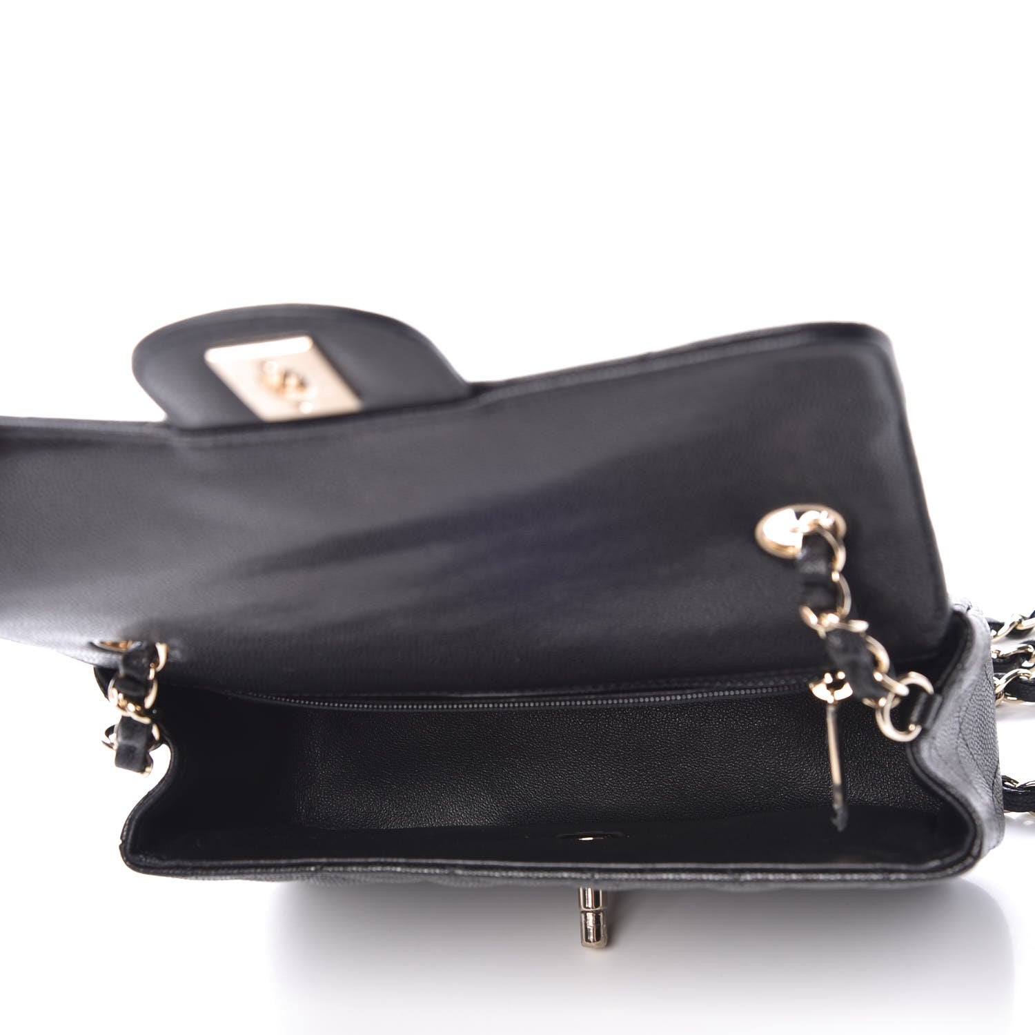 Chanel Caviar Quilted Mini Rectangular Flap Black 5 of 8