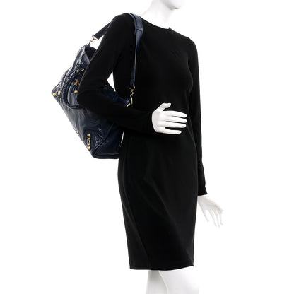 Balenciaga Agneau Giant 12 Gold Hardware City Bleu Obscur 2 of 7