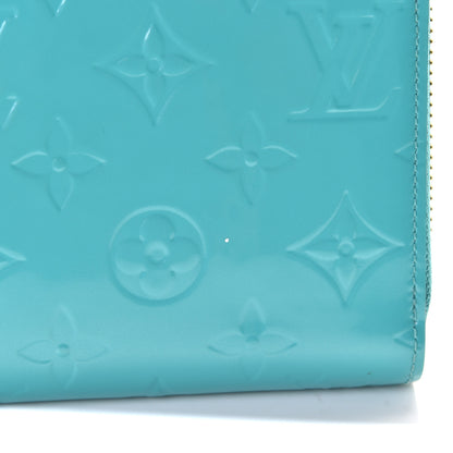 Louis Vuitton Vernis Zippy Wallet Turquoise 5 of 9