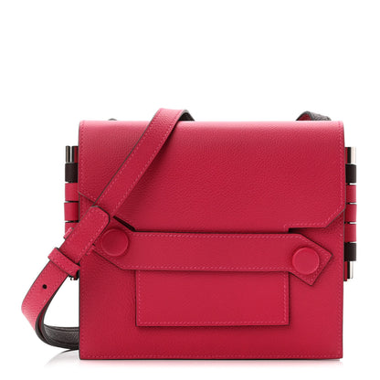 Hermes Evercolor Twins Bag Framboise Rouge Sellier 1 of 11