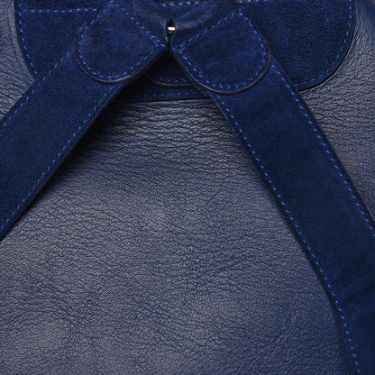 Balenciaga Baby Daim Suede Classic Hardware Traveler Backpack Bleu Pacifique 12 of 13