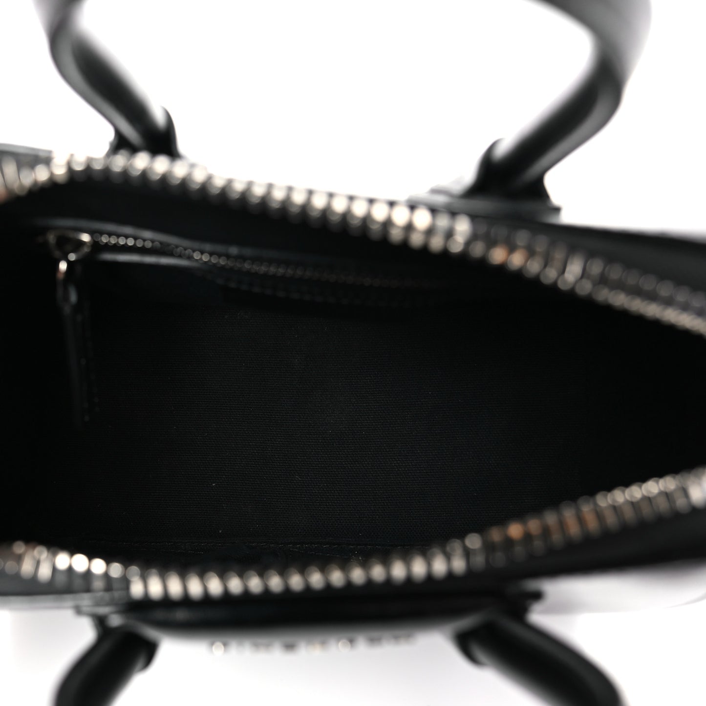 Shiny Lord Calfskin Mini Antigona Black
