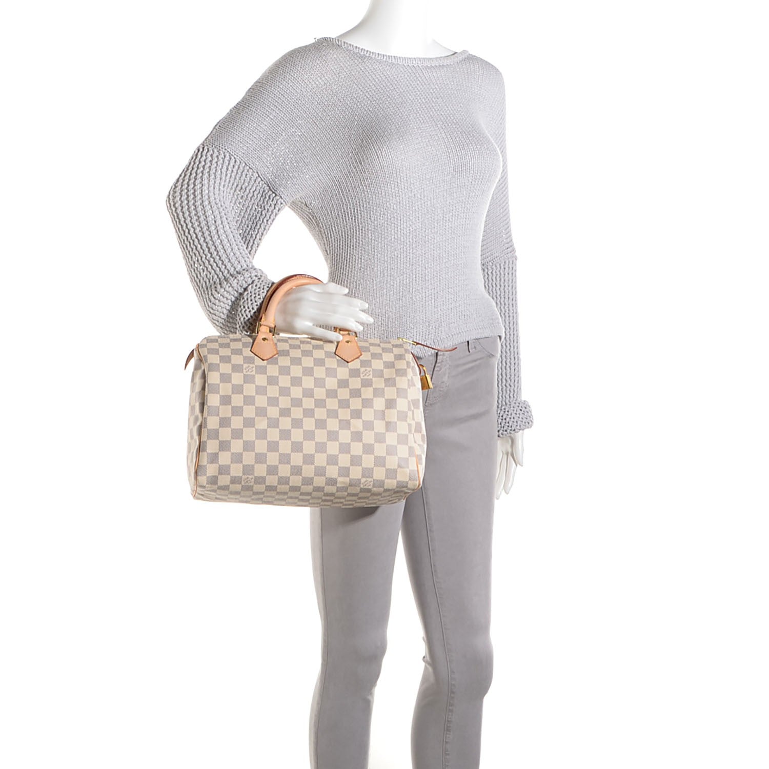 Louis Vuitton Damier Azur Speedy 30 2 of 7