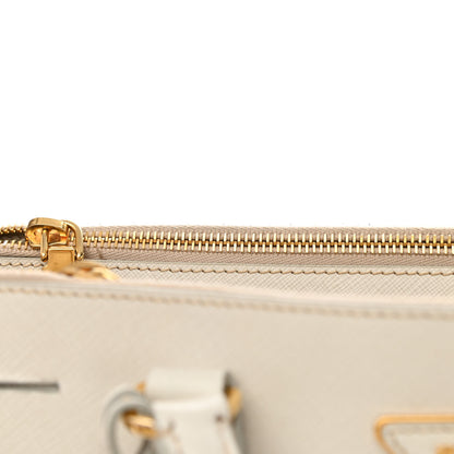 Prada Saffiano Lux Large Galleria Double Zip Tote Talco 14 of 24
