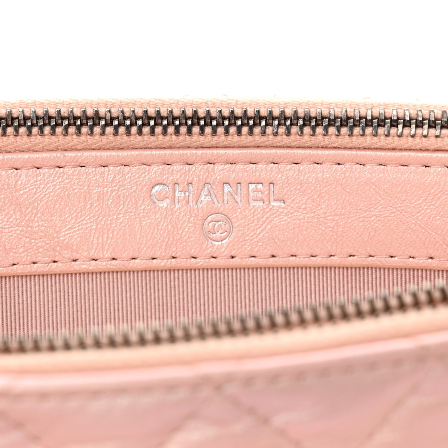 Chanel Iridescent Lambskin Calfskin Quilted Small Gabrielle Clutch With Chain Light Pink 6 of 15