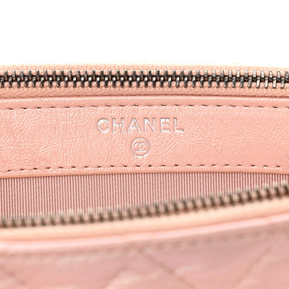 Chanel Iridescent Lambskin Calfskin Quilted Small Gabrielle Clutch With Chain Light Pink 6 of 15