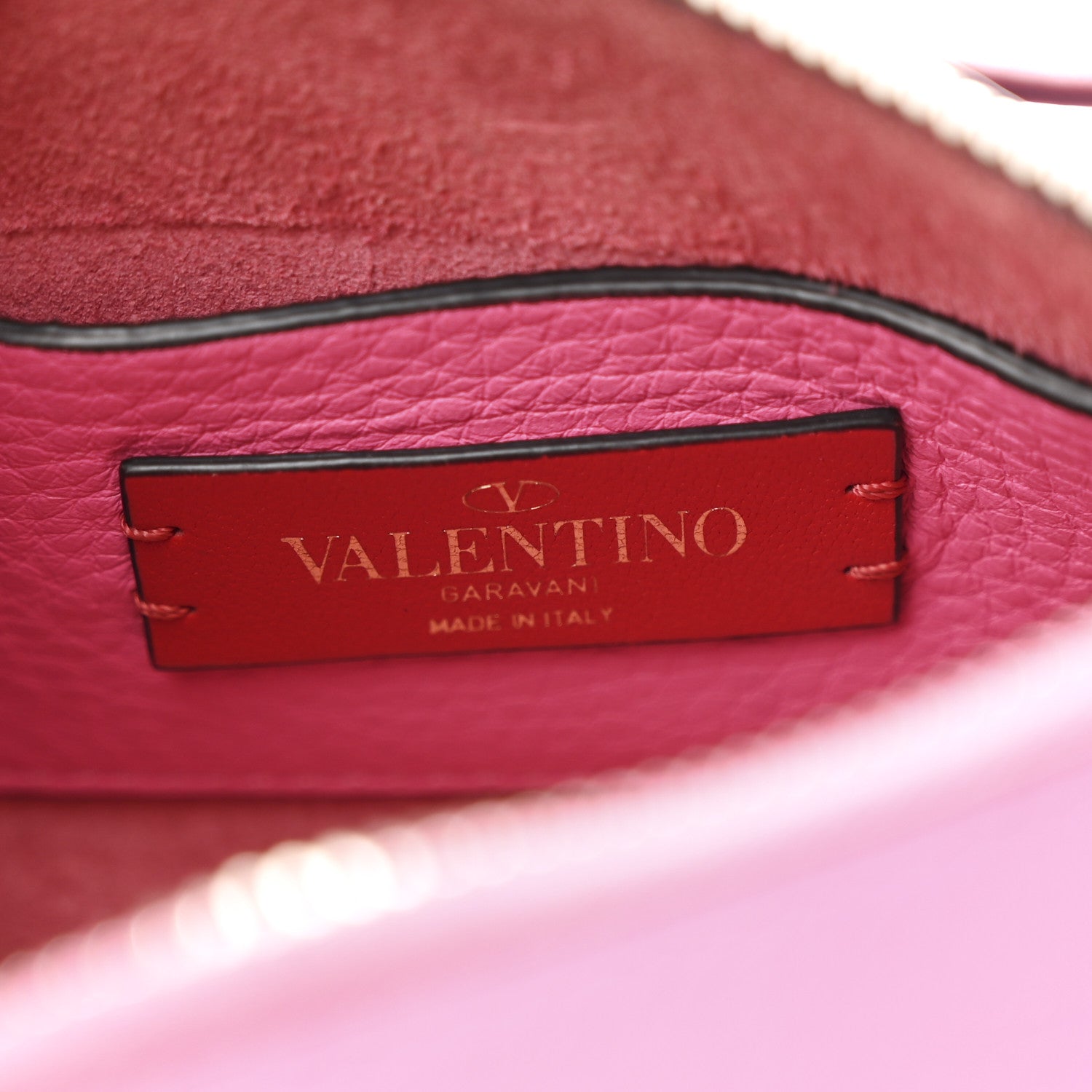 Valentino Garavani Pebbled Calfskin Small Rockstud Flip Lock