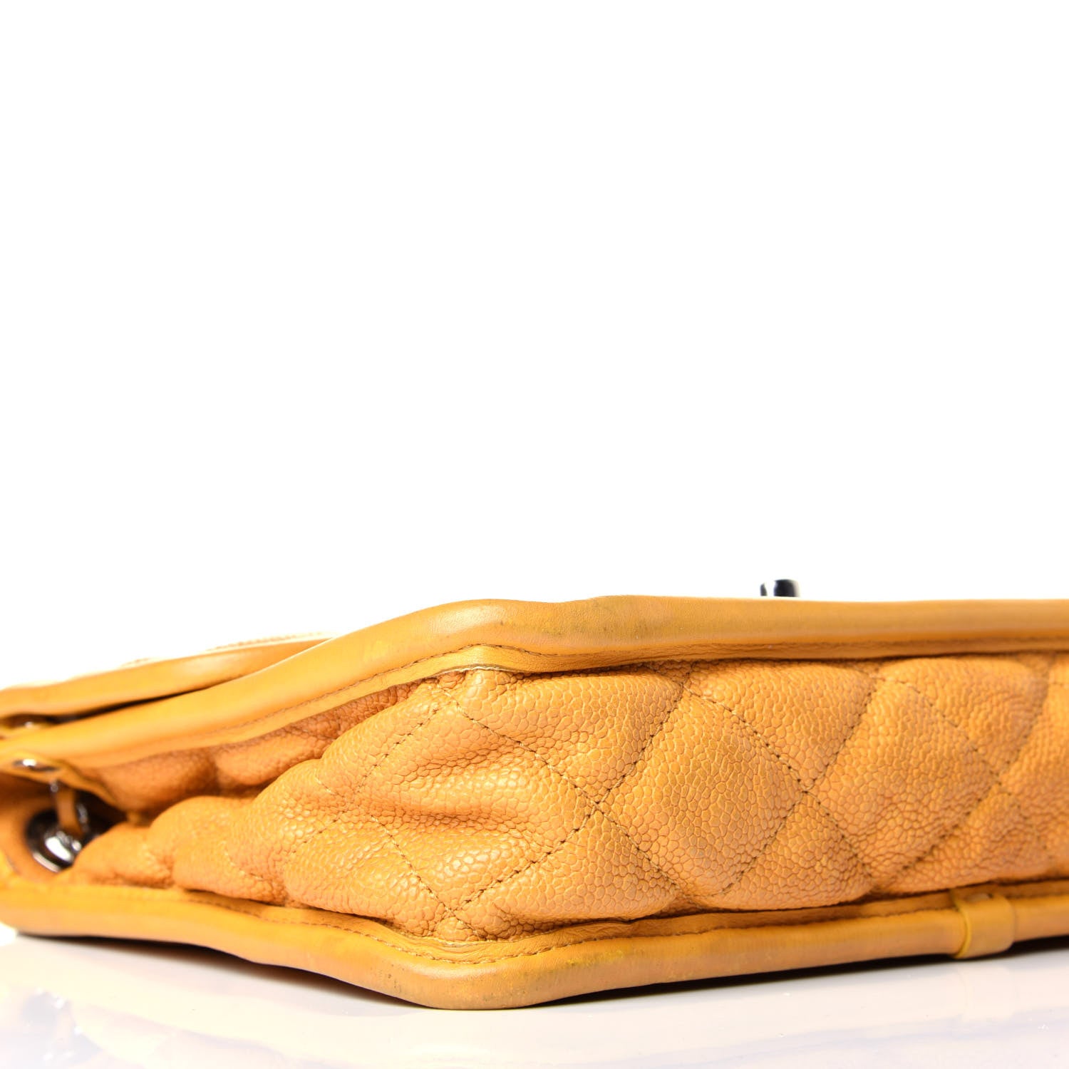 Chanel Caviar Quilted Mini French Riviera Flap Yellow 8 of 9