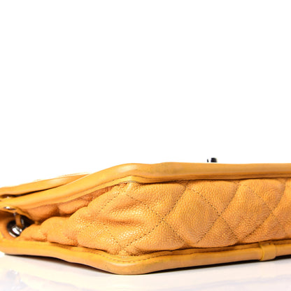 Chanel Caviar Quilted Mini French Riviera Flap Yellow 8 of 9