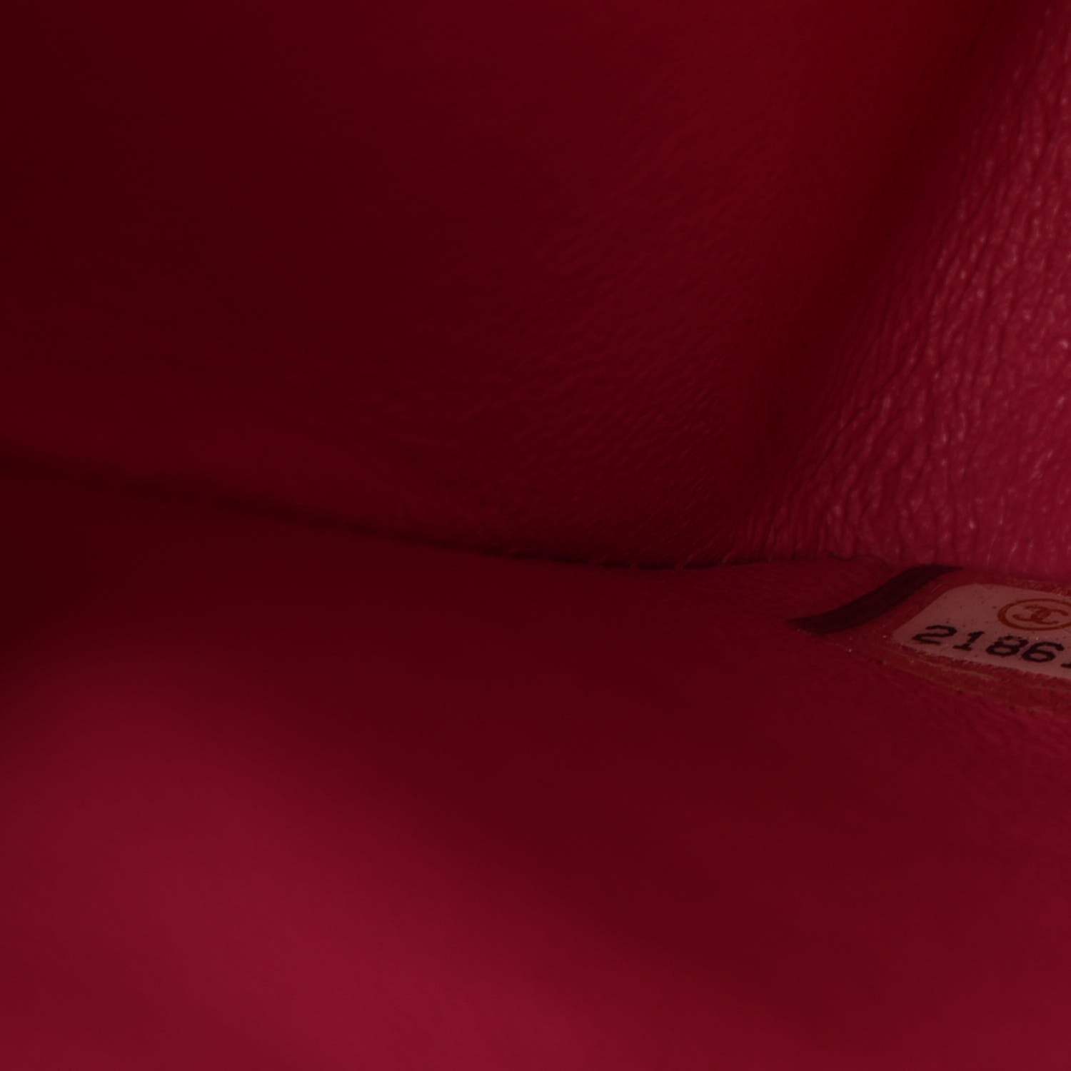 Chanel Lambskin Quilted Jumbo Double Flap Fuchsia 6 of 8