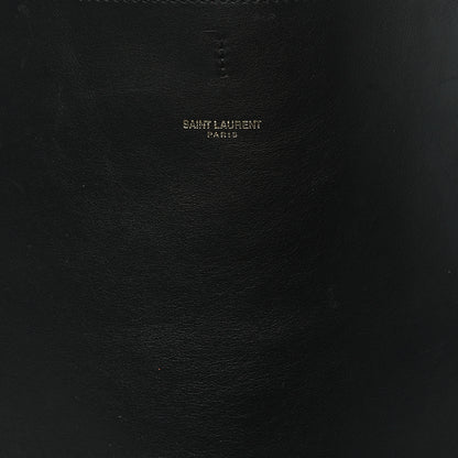 Saint Laurent Calfskin Medium Suzanne Hobo Black 9 of 11