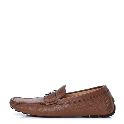 Louis Vuitton Calfskin Monte Carlo Moccasin Loafers 9 Cognac 1 of 10