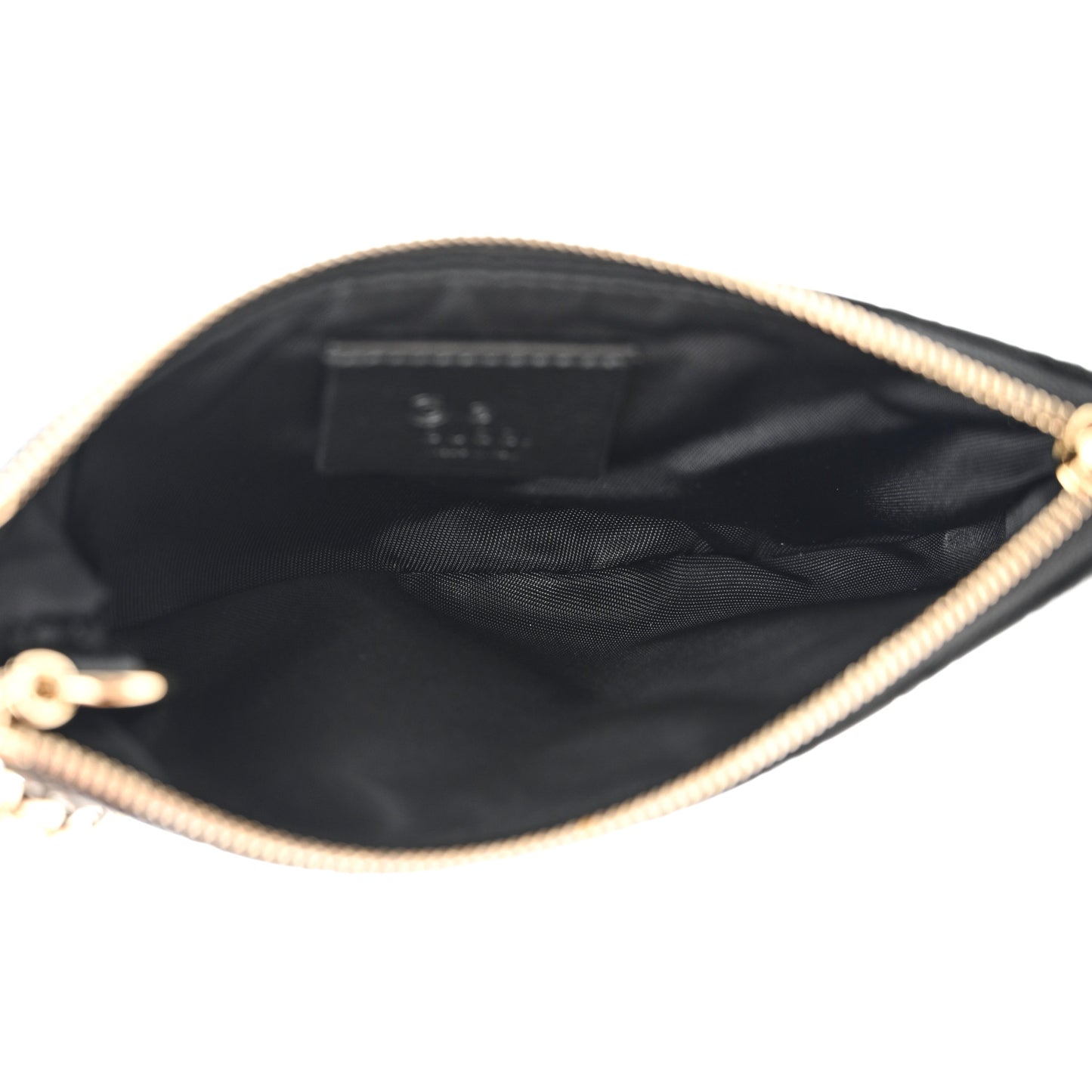 Microguccissima Key Ring Coin Case Black