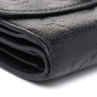 Louis Vuitton Empreinte Ariane Wallet Black 8 of 11