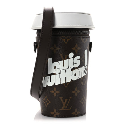 Louis Vuitton Monogram Calfskin Everyday LV Coffee Cup Pouch 1 of 9