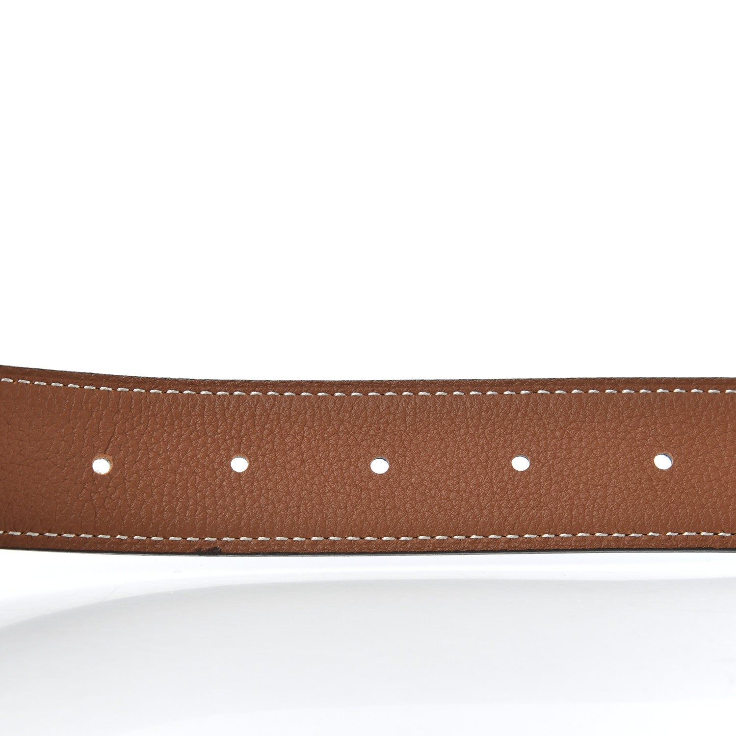 Hermes Box Togo 32mm Belt Strap 105 Black Gold 5 of 6