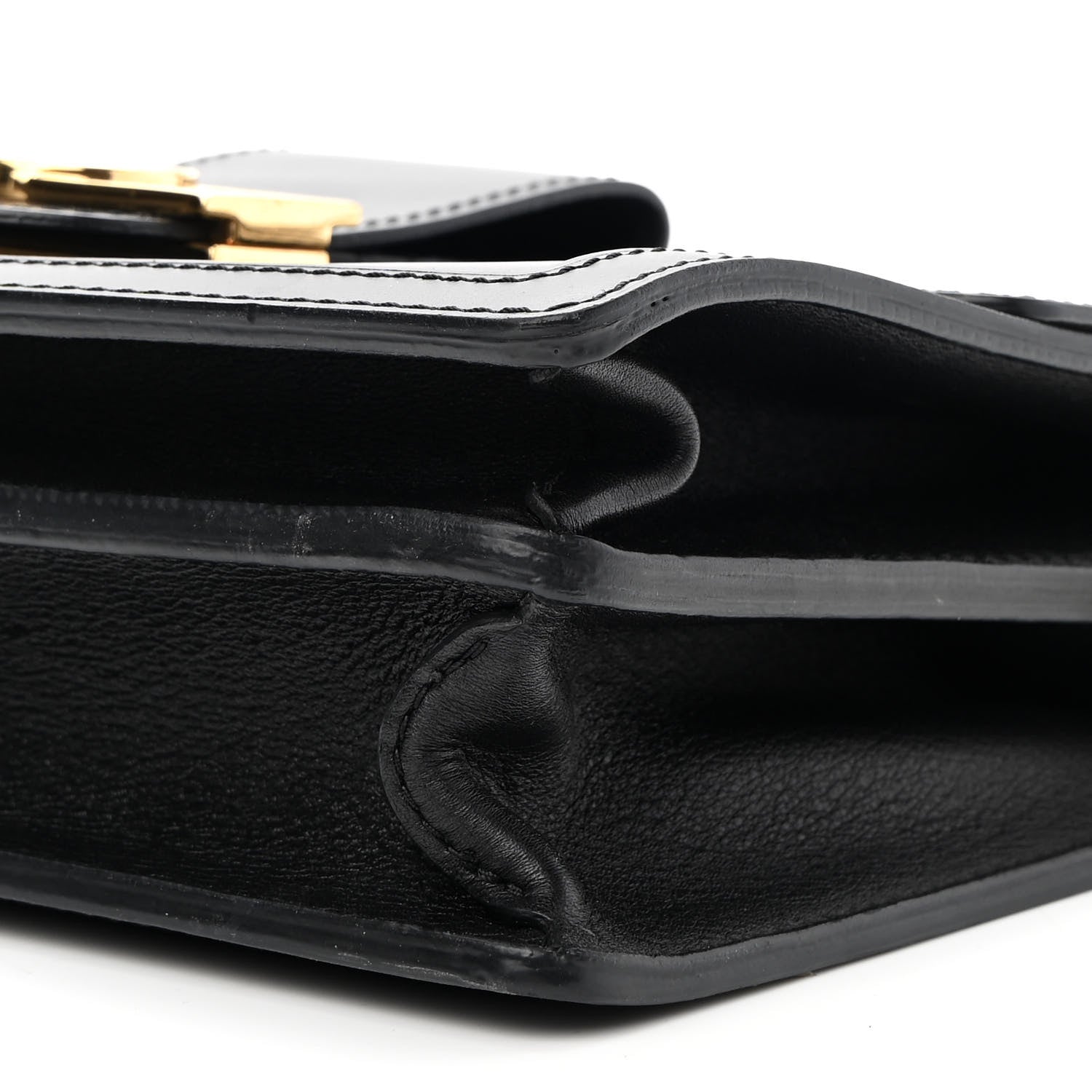 Louis Vuitton Smooth Calfskin Dauphine MM Black 8 of 9