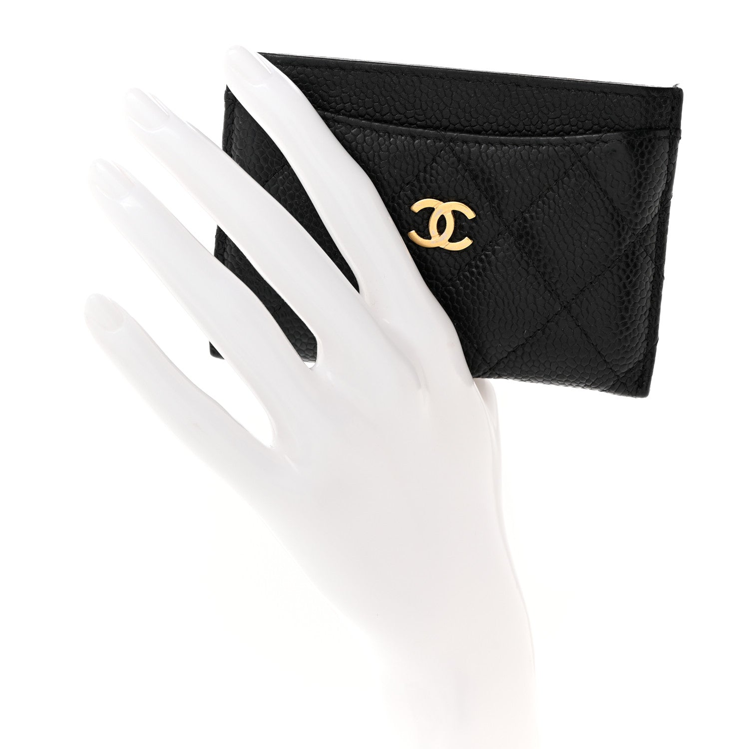 Chanel Caviar Quilted Card Holder Black 2 of 9