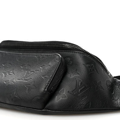 Louis Vuitton Calfskin Monogram Shadow Rush Bumbag Black 10 of 10