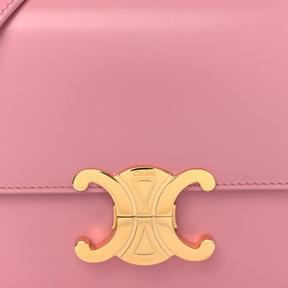 Celine Shiny Calfskin Teen Triomphe Rose 9 of 13