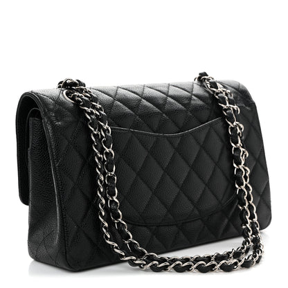 Chanel Caviar Quilted Medium Double Flap Black 3 of 10