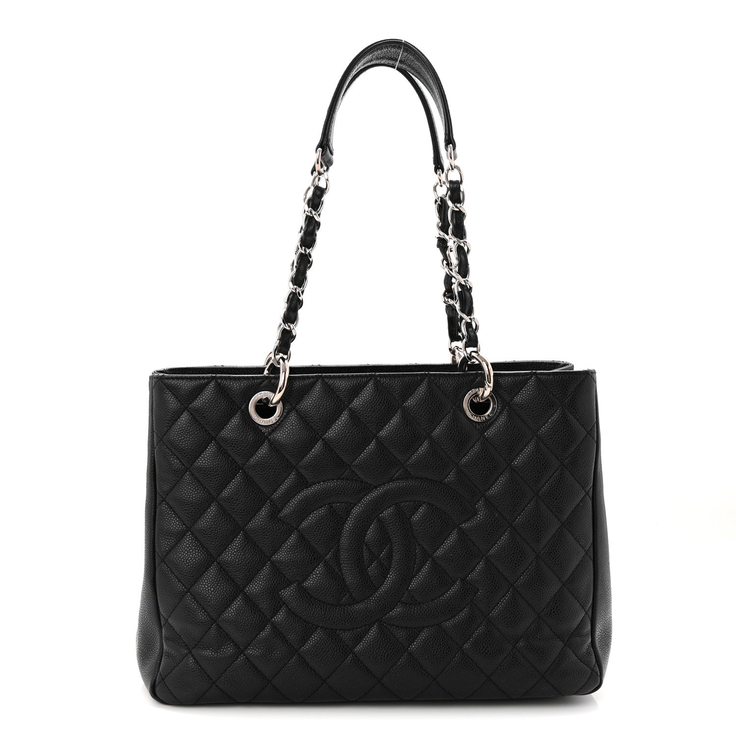 Chanel Caviar Quilted Grand Shopping Tote GST Black 1 of 10