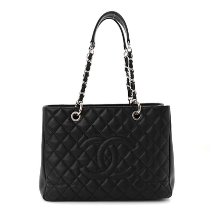 Chanel Caviar Quilted Grand Shopping Tote GST Black 1 of 10