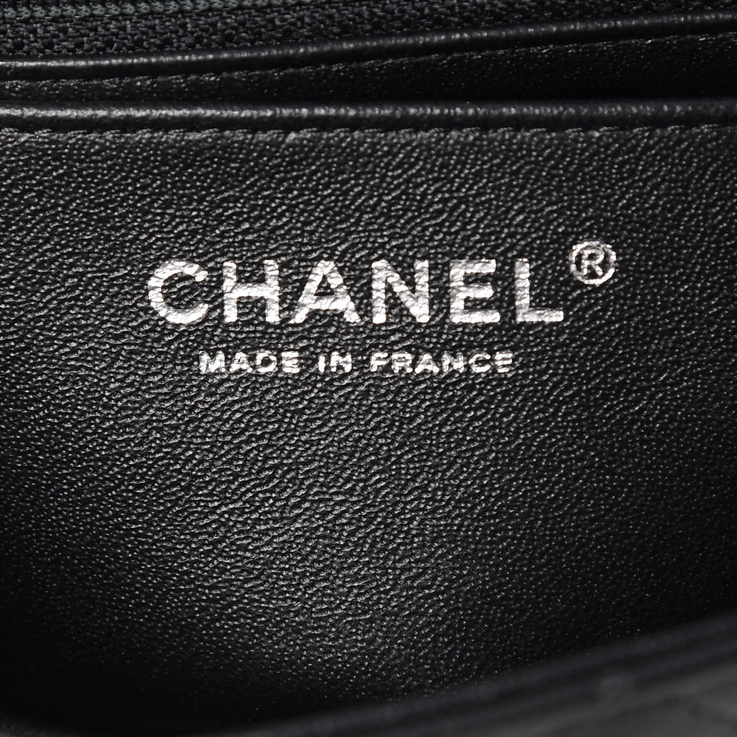 Lambskin Quilted Mini Rectangular Flap Black