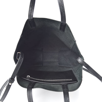 Celine Grained Calfskin Small Vertical Cabas Black 5 of 19