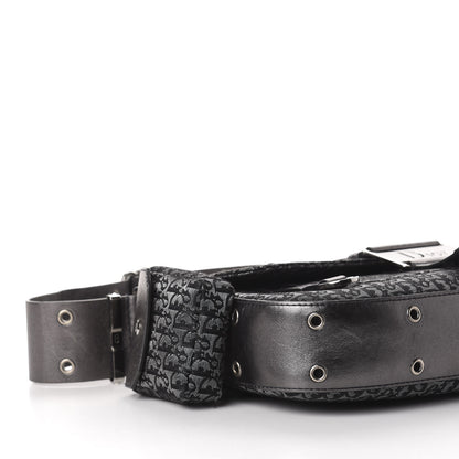 Christian Dior Metallic Monogram Street Chic Shoulder Bag Black 8 of 13