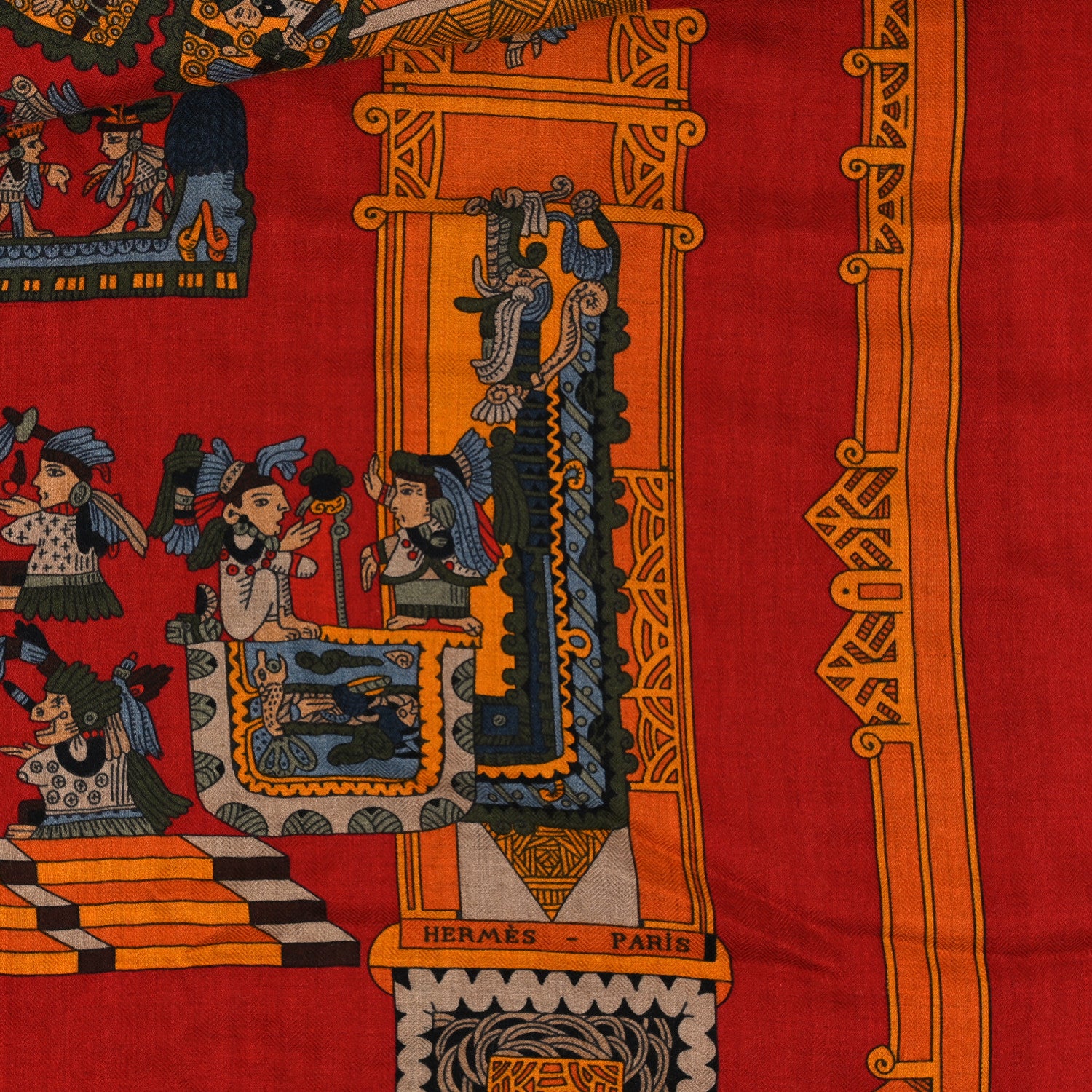 Hermes Silk Astres et Soleils Scarf 90 2 of 4