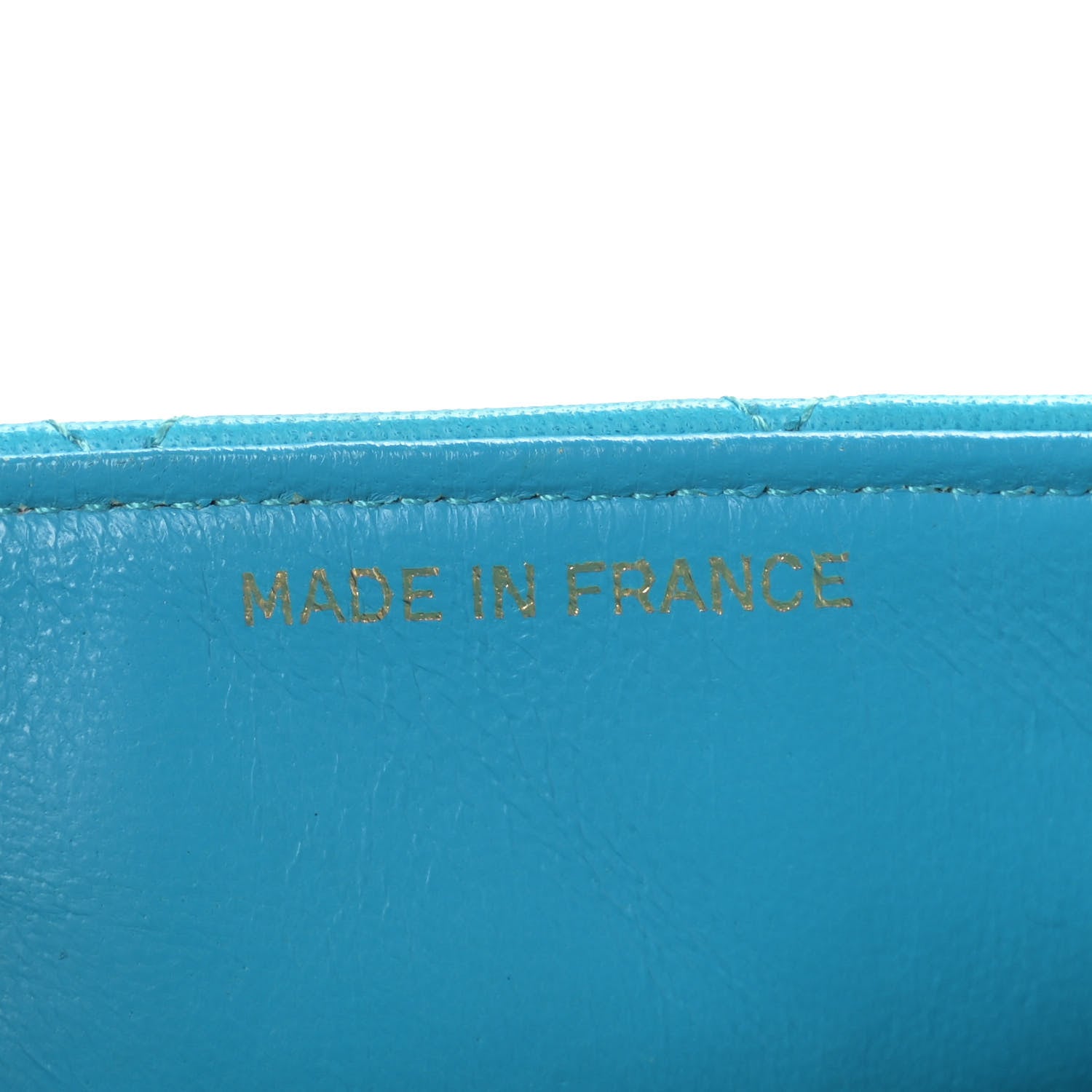 Chanel Lambskin Quilted Mini Square Flap Blue 6 of 11