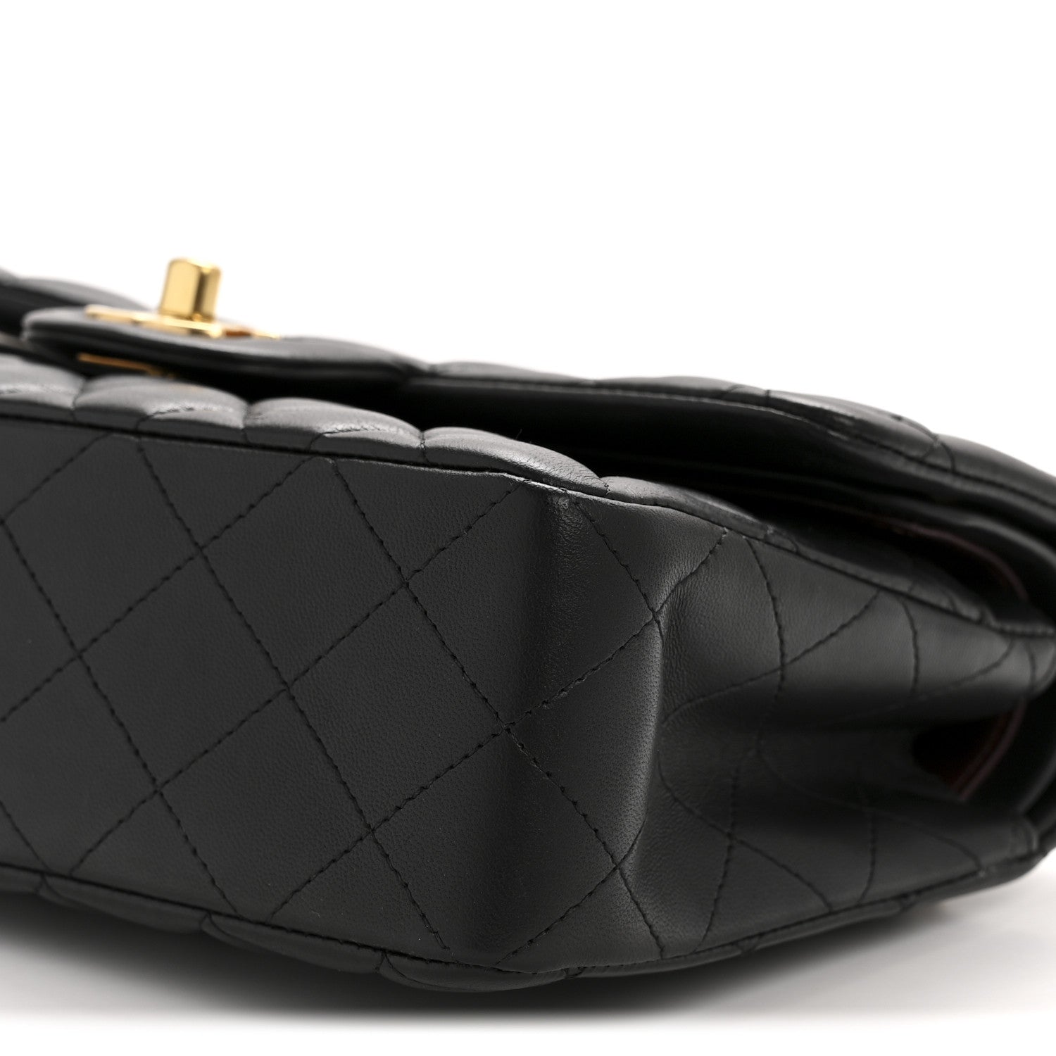 Chanel Lambskin Quilted Small Double Flap Black 10 of 13