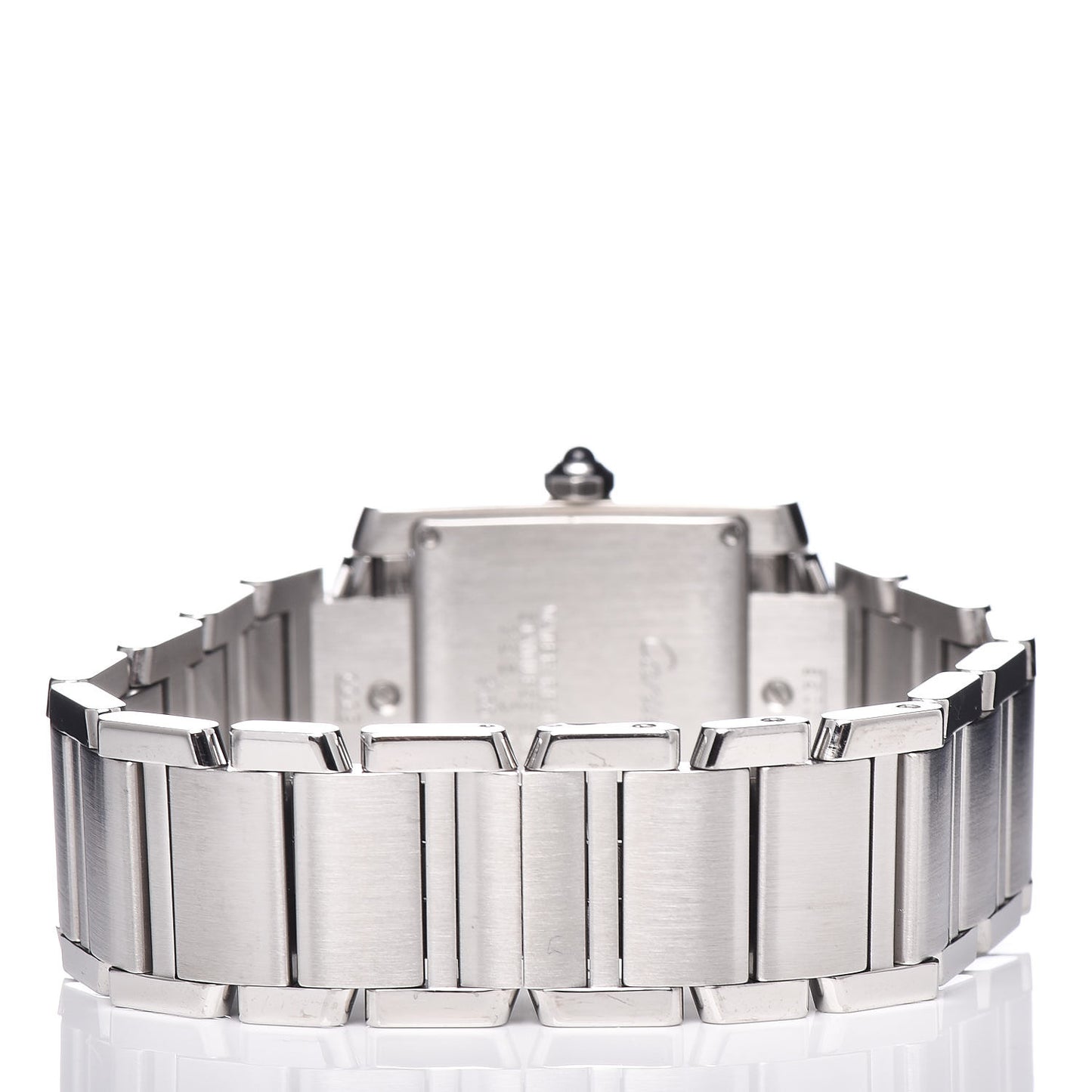 Stainless Steel 25mm Tank Francaise Quartz Watch