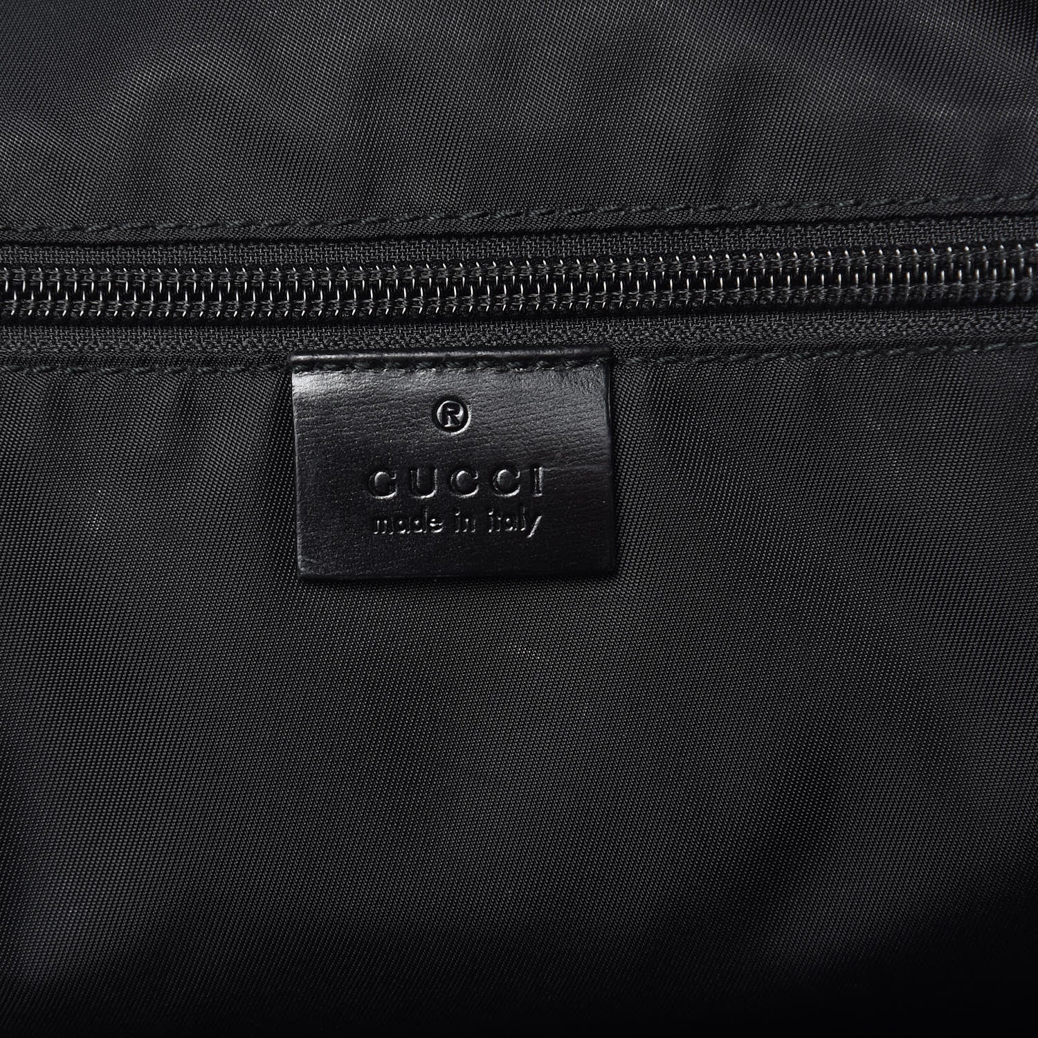 Gucci Coated Canvas Interlocking G Travel Backpack Black 6 of 12