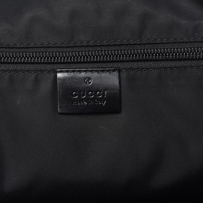 Gucci Coated Canvas Interlocking G Travel Backpack Black 6 of 12
