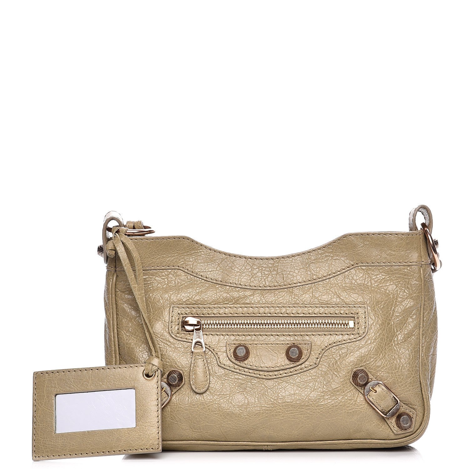 Balenciaga Agneau Giant 12 Rose Gold Hardware Hip Beige Latte 1 of 7