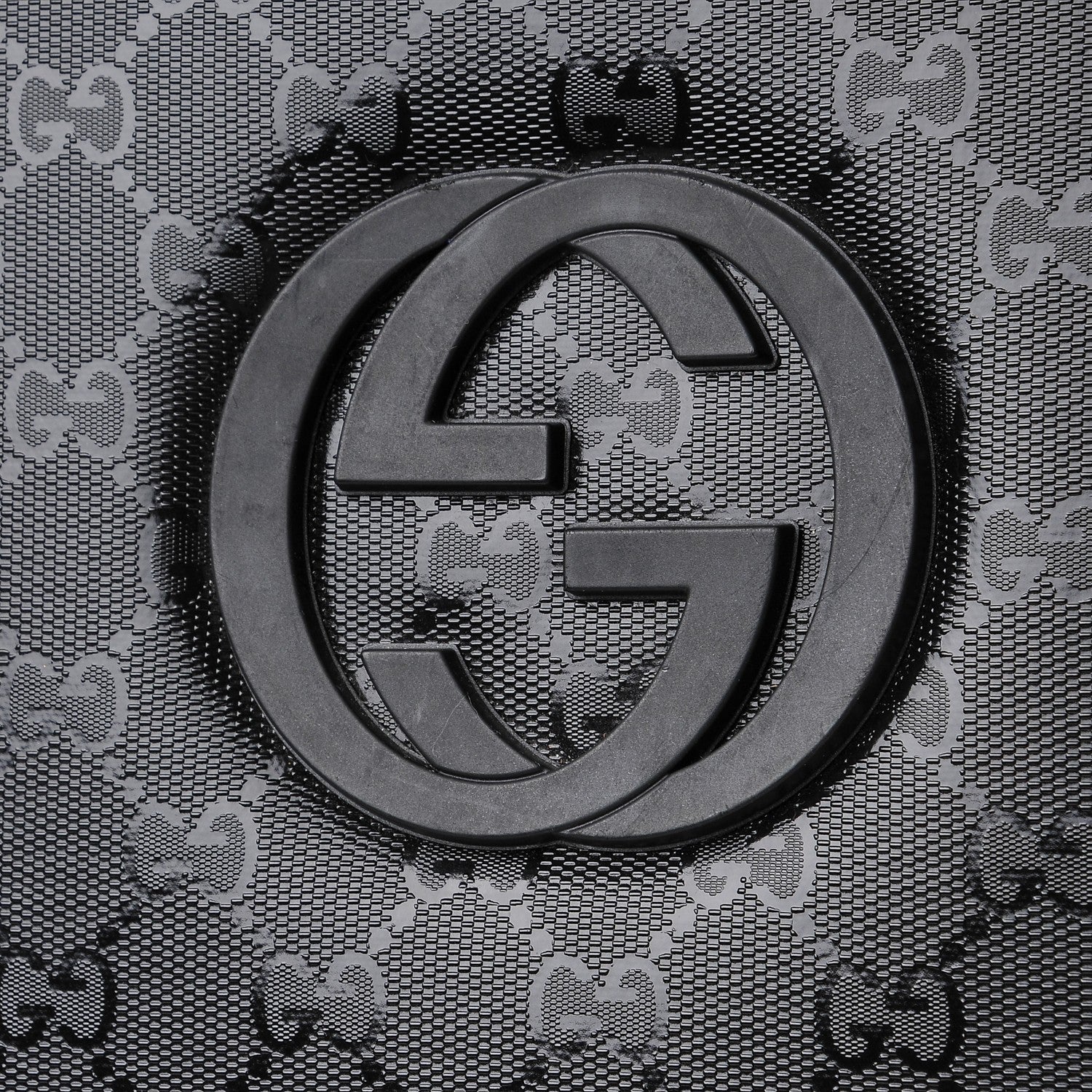 Gucci Imprime Monogram Small Interlocking G Trolley Black 10 of 14