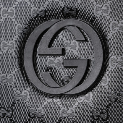 Gucci Imprime Monogram Small Interlocking G Trolley Black 10 of 14